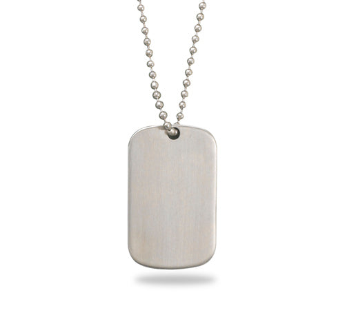 Steel Dog Tag 25"