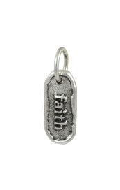 word play charm- sterling silv