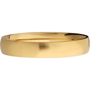 14K Yellow Gold with Satin Finish