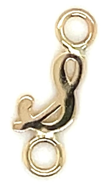 14K Yellow Gold S Initial Link