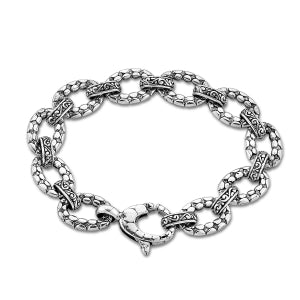 Sterling Silver Link Bracelet