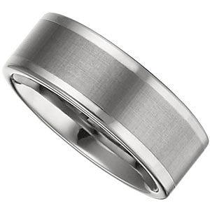 Contemporary Metal Wedding Band