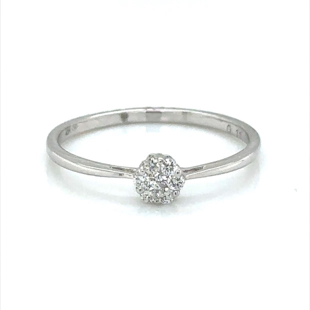 Diamond Cluster Ring .11ctw