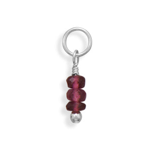 Pink Tourmaline Charm