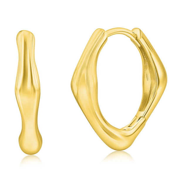 Sterling Silver-Gold Plated, P