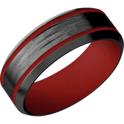 Zirconium + Treebarkh , Bead Finish + USMC Red