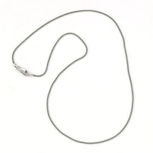 STERLING SILVER 20" OXIDIZED 1
