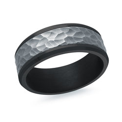 8MM TANTALUM & TITANIUM CENTER (Size 10)