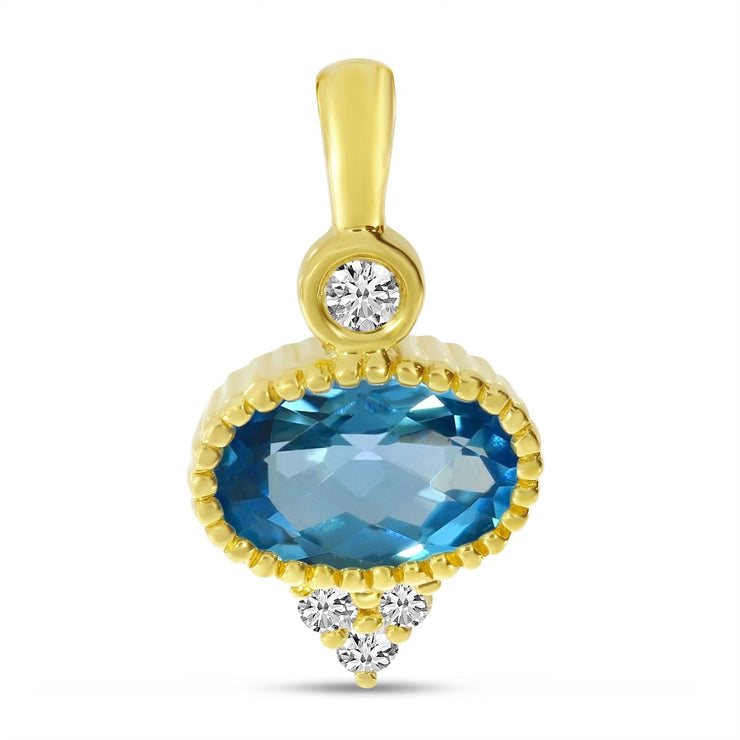 Colored Stone Pendant