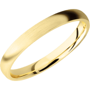 14K Yellow Gold with Satin Finish