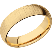 14K Yellow Gold + Treebark1 Finish