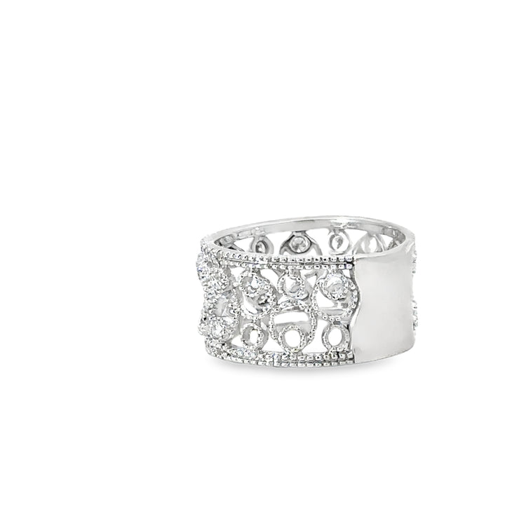 .59ctw Diamond Scrolling Band