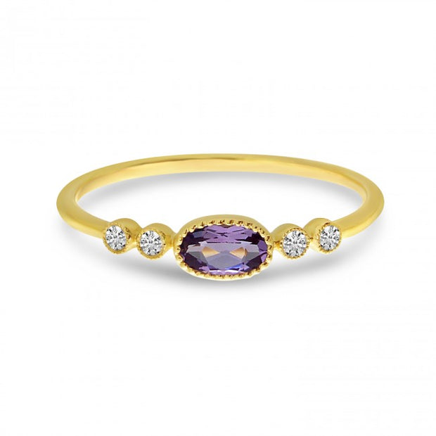 Colored Stone Ring