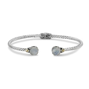 Rainbow Moonstone Bangle