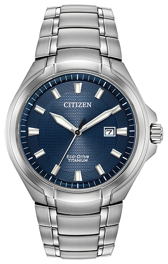 Citizen Super Titanium Paradigm Watch w/ Dark Blue Dial