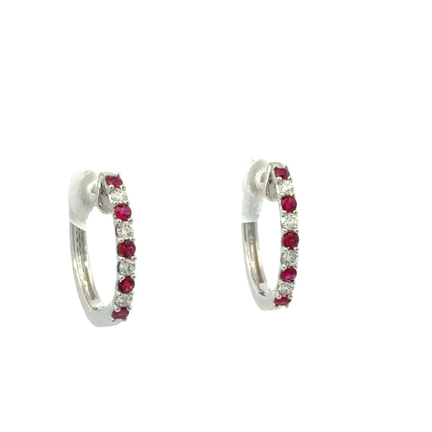 14K .18ctw ruby and .10ctw nat