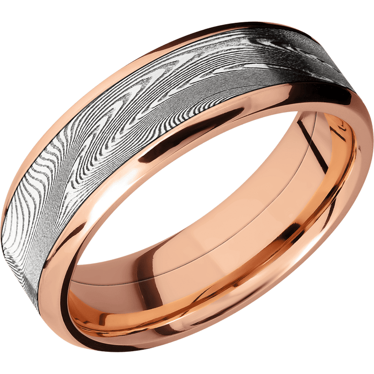 14K Rose Gold + Polish , Polish Finish