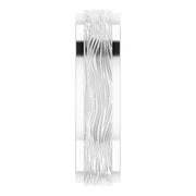 14K White 6 mm Alternative Texture Band Size 10