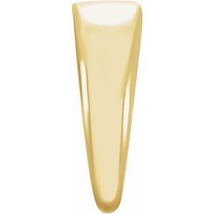 14K Yellow 3x2.25 mm ID Tapered Bail